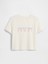 Kadın Krem Gapfit Breathe Jersey Crop T-Shirt 2