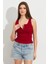 Kadın Bordo Patlı Kaşkorse Bluz MK02 3