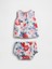 Bebek Çok Renkli Keten Karışımlı Outfit Set 2