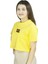 Unit Ares | Sarı Renk Baskılı Crop | Oversize 4