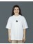 Swiftshadow | Beyaz Renk | Baskılı Kadın T-shirt | Oversize 2