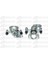 Braxıs AG3022 Fren Kalıperı Arka Sol Nıssan NV400 Dcı 100-170 11> Opel Movano B 2.3 Cdtı 10> Renault Master Iıı 2.3 Dcı 10> 1