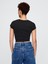Kadın Siyah Grafikli Crop T-Shirt 5