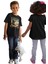 Unisex Lirili Larila Baskılı T-Shirt, Oversize Tung Tung Tung Sahur Temalı Bisiklet Yaka Tişört 3