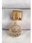 316L Çelik Gold Renk Sallantı Renkli Zirkon Taşlı Göz Model Nomination Charm 1