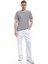 Slim Fit Kısa Kollu Bisiklet Yaka Çizgili Tişört 2
