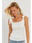 Kadın Beyaz Triko Bluz YV236 3