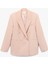 Kruvaze Uzun Kollu Oversize Blazer Ceket 1