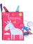 Elite Hışırtılı Bebek Kitabı 3D Montessori Yıkanabilir Bez Kitap Unicorn Serisi 1 Adet 1