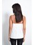 Kadın Beyaz Dantelli Atlet LPP5008 4