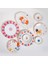 Emet Porselen Çukur Tabak 23X23X4.5 cm Renkli 9