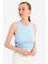 Kadın Bebe Mavi Yanı Büzülebilir Basic Bluz RSP329 3
