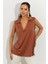 Kadın Badem Polo Yaka Bluz LPP1219 3