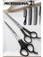 Turk Berber Makas Ara Makas Seti Profesyonel 6.5 inç Çelik - MCT9246-5603 1