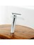 Krom Glass Desing Çanak Lavabo Armatür Gümüş Cam Detaylı Yüksek Lavabo Armatür Şahconcept 3