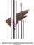 Doğal Görünüm Sağlayan İnce ve Üçgen Fırçalı Kaş Maskaras Ultra Powerproof Brow Mascara (Dark Brown) 1