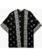 Viskon Yarım Kollu Etnik Kimono 4