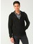 Erkek Zip Hoodie Ceres Life 22018684-BLK 1