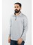 Unisex Balıkçı Yaka Gri Sweatshirt 1