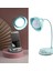 LED Okuma Işığı Plastik Çiçek Şekilli Dokunmatik USB Şarjlı Katlanır Masa Lambası Yatak Odası Yurt Mavi (Yurt Dışından) 5