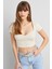 Kadın Taş Kaşkorse Crop Bluz ELT58 2