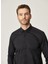 ALTINYILDIZ CLASSICS Erkek Siyah Ütü Gerektirmeyen Non-iron Slim Fit Dar Kesim %100 Pamuk Gömlek 2
