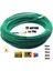 15 Metre 64 Tel Gold Uçlu Rg6/u4 Uydu Anten Kablosu 3D 4K Fullhd 1080 Uyumlu Tak Kullan Yeşil 1