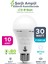 Şarjlı Akülü 15W Beyaz Işık LED Ampul-10 Adettir 1