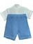 2’li Erkek Bebek Yazlık Takım - %100 Pamuk Müslin Kumaş 👕 5