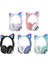 RGB LED Işıklı Cat‑Ear Kedi Bluetooth Kulaklık | Kafa Üstü Stereo | Mikrofonlu 4