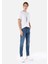 Regular Fit Erkek Indigo Jean Pantolon 1