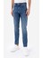 Regular Fit Erkek Indigo Jean Pantolon 4