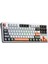 F87 Mekanik Rgb Tkl Spacecrystal Switch Kablosuz Makrolu Hot Swap Klavye Turuncu 3