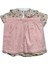 Kız Bebek Çiçekli Yazlık 2’li Takım - Kısa Kollu Bluz ve Pembe Şort 4