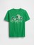 Erkek Çocuk Yeşil Grafik Baskılı T-Shirt 1