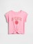 Kız Bebek Açık Pembe Baby & Toddler Kravat Düğümü Logo T-Shirt 1