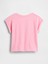 Kız Bebek Açık Pembe Baby & Toddler Kravat Düğümü Logo T-Shirt 3