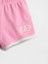 Kız Bebek Açık Pembe Bebek ve Küçük Çocuk Logo Yunus Sweat Şortları 2
