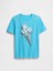 Erkek Çocuk Açık Mavi Grafik Baskılı T-Shirt 1
