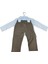 Erkek Bebek Müslin Takım - Bej Gömlek ve Kahverengi Pantolon 2’li Set 4