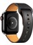 Apple Watch 42MM KR415 Luaz Deri Kordon - Siyah 1