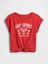 Kız Bebek Kırmızı Baby & Toddler Kravat Düğümü Logo T-Shirt 1