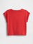Kız Bebek Kırmızı Baby & Toddler Kravat Düğümü Logo T-Shirt 3