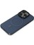 iPhone 15 Pro Kılıf Anka Pc Magneticsafe Sert Metal Kapak - Lacivert 4