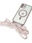 iPhone 12 Kılıf Divo Lazer Askılı Magsafe Kapak - Pembe 6