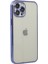 iPhone 12 Pro Max Kılıf Lensli Silikon - Mor 3