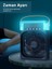 Soğuk Su & Buzlu Masaüstü Mist Fan – 5 Uçlu Su Sprey, 3 Modlu Fan & Mist, 3 saat Zamanlayıcı, Salınımlı & LED Işık 2