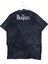 Oversize The Beatles Ense Baskılı Yıkamalı T-Shirt, Unisex Rock Band Temalı Retro Tişört 2