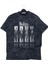 Oversize The Beatles Ense Baskılı Yıkamalı T-Shirt, Unisex Rock Band Temalı Retro Tişört 3