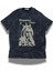 Oversize Happier Then Ever Yazılı Yıkamalı Tişört, Unisex Billie Eilish Temalı Retro T-Shirt 1